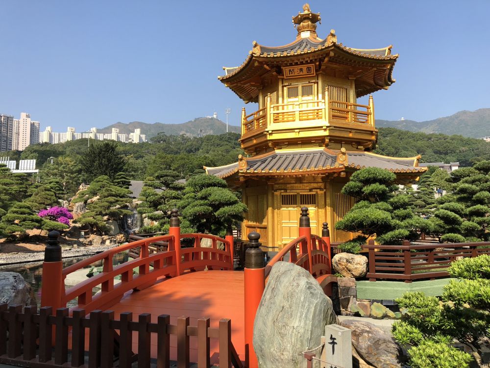 Hongkong, Nan Lian Garten, Chinesische Architektur, Japanische Architektur, Tourismus. Wallpaper in 2048x1536 Resolution