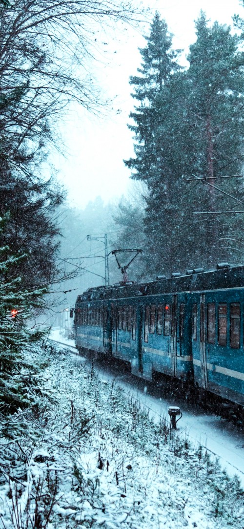 Image winter train, train, train travel, stockholms centralstation, rail transport