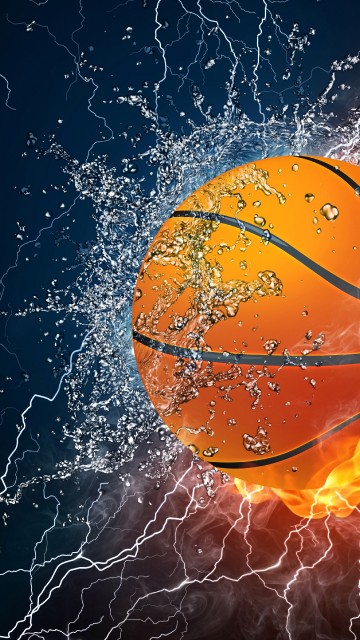 Image orange and white lightning illustration