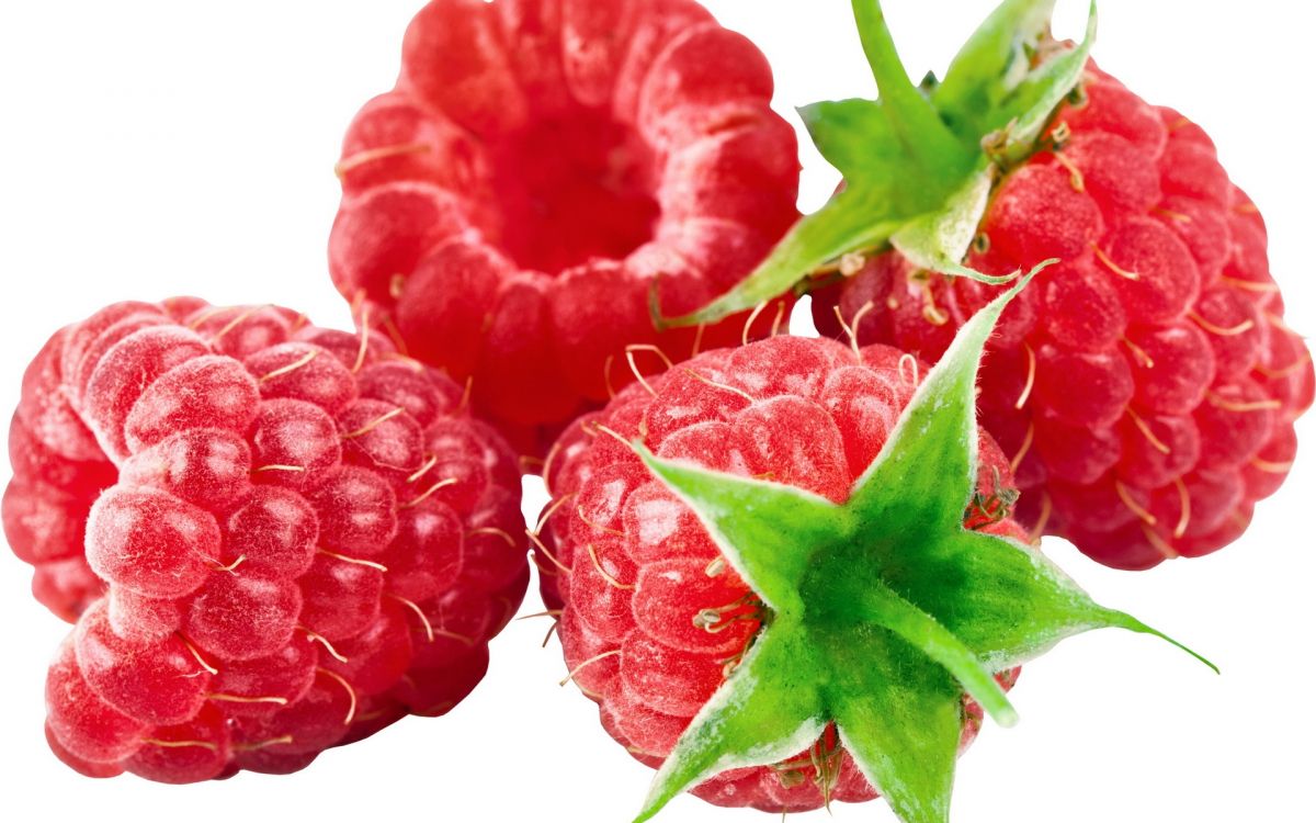 Fraises Rouges Sur Fond Blanc. Wallpaper in 1920x1200 Resolution