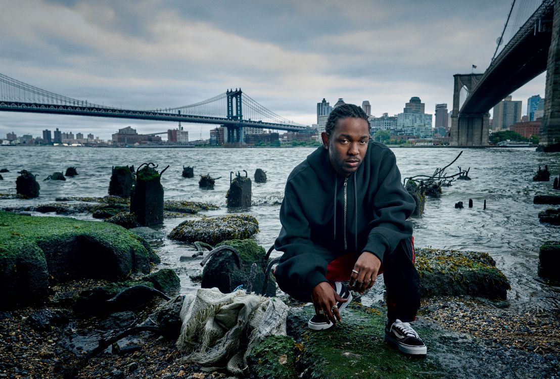 Brooklyn Bridge, Kendrick Lamar, Rapper, Wasser, Brücke. Wallpaper in 4942x3345 Resolution