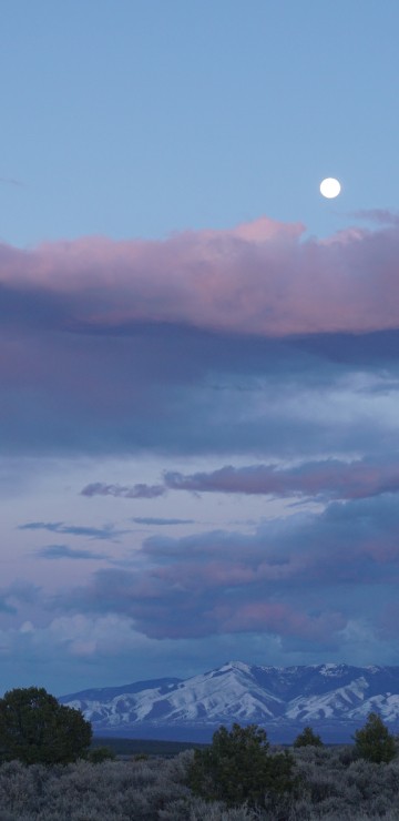 Image sunset, cloud, blue, highland, evening