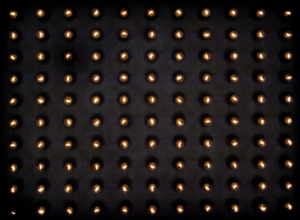 Blau-weiß Gepunktetes Textil. Wallpaper in 3868x2832 Resolution