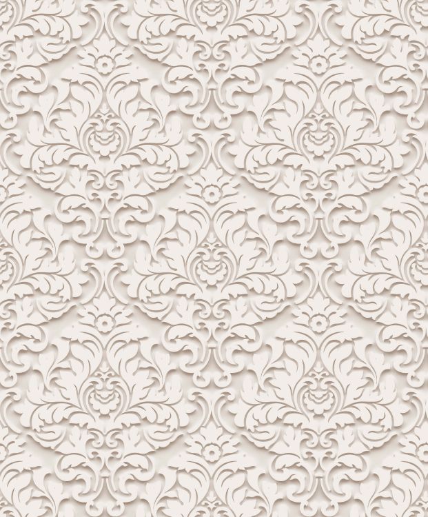 Weißes Und Schwarzes Florales Textil. Wallpaper in 3130x3780 Resolution