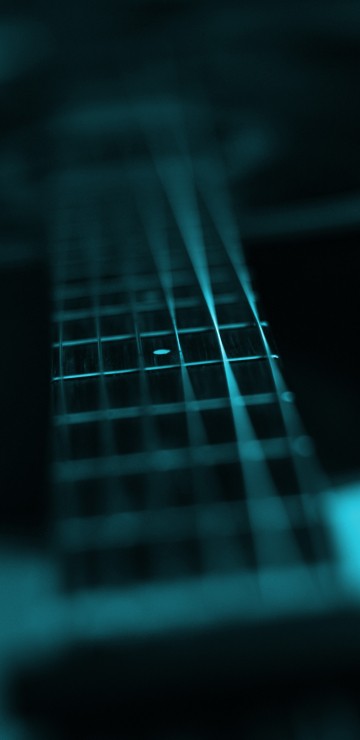 Image guitar, bass guitar, electric guitar, blue, green