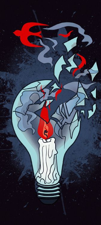 Cartoon, Arts Visuels, Tête, L'homme, Blue. Wallpaper in 1080x2400 Resolution