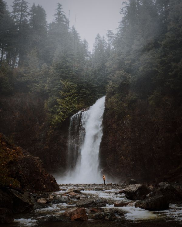 body of water, waterfall, water resources, nature, water