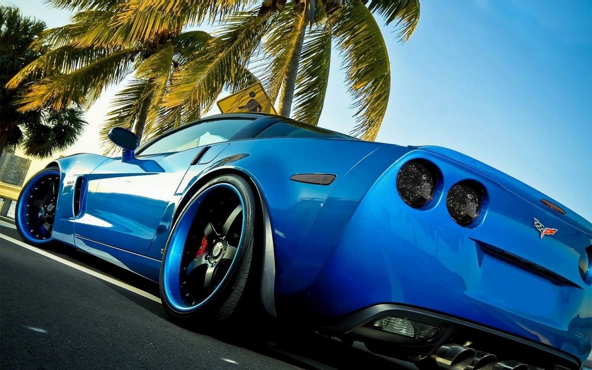 Ferrari Bleu 458 Italia Sur Route Pendant la Journée. Wallpaper in 1920x1200 Resolution