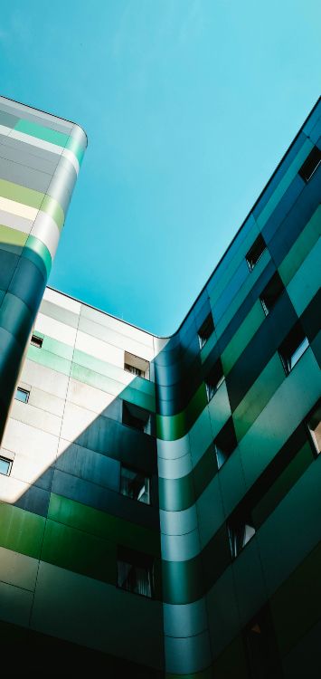 Architecture, la Journée, Lumière, Green, Azure. Wallpaper in 1420x3000 Resolution