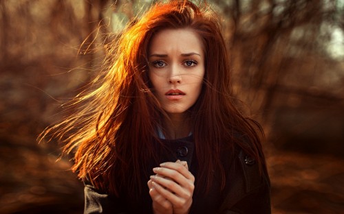 Image red hair, hair, beauty, long hair, hairstyle