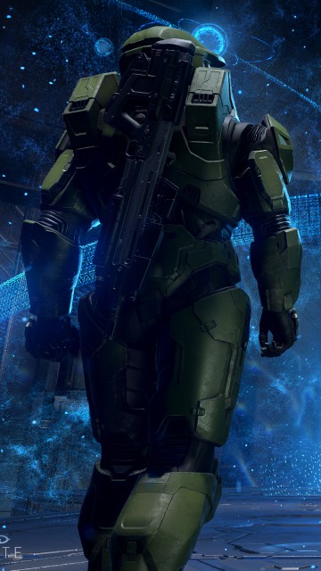 Image Halo Infinite, master chief, xbox one, Digital compositing, space