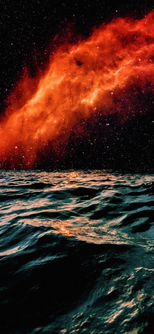 Image nebula, emission nebula, California Nebula, astronomy, water