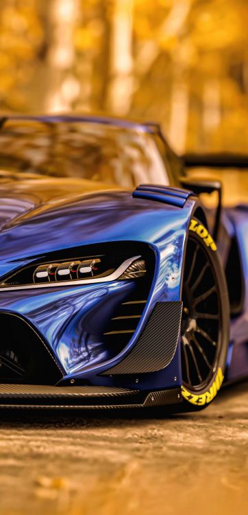 Toyota Supra, Toyota, Toyota FT-1, Émotion Intense D'Apollo, Voiture de Luxe. Wallpaper in 1080x2235 Resolution