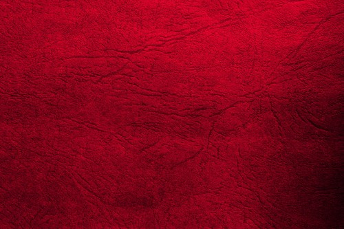 Image red textile in close up image