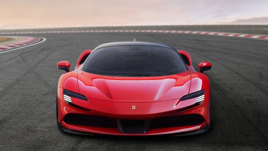 Image red ferrari 458 italia on road during daytime