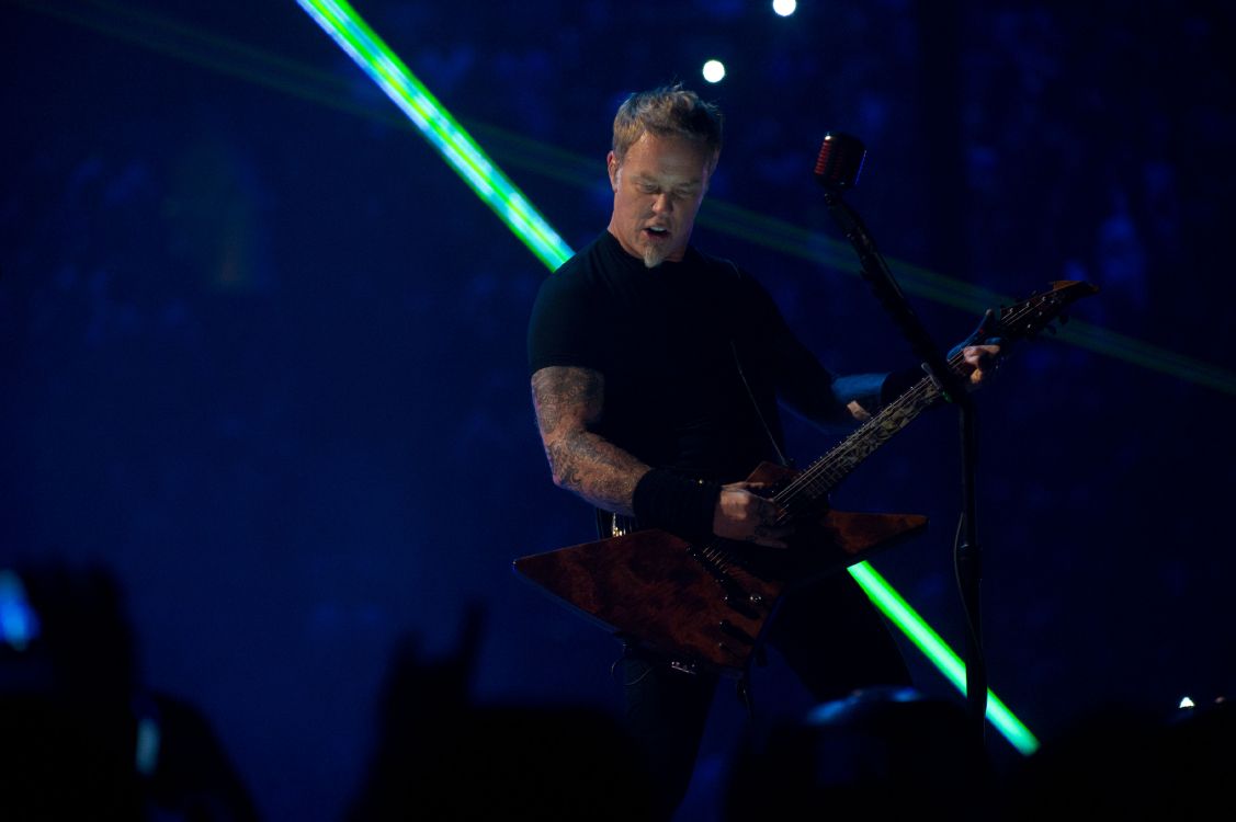 Metallica通过从来没有, 詹姆斯*海特菲尔德, Metallica, 性能, 音乐家 壁纸 3600x2395 允许