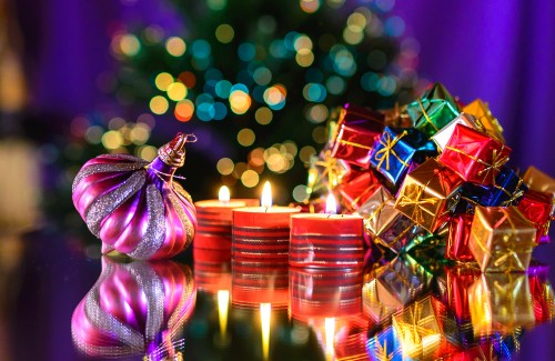 Image new year, Christmas Day, holiday, christmas decoration, lighting