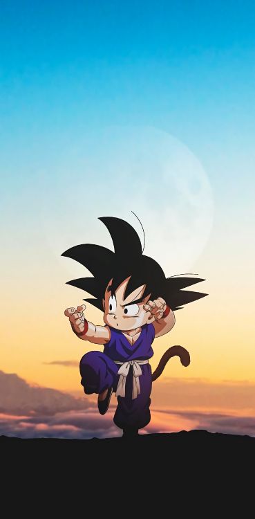 Goku, Zamasu, Dragon Ball, Anime, Arte Animado. Wallpaper in 1890x3840 Resolution