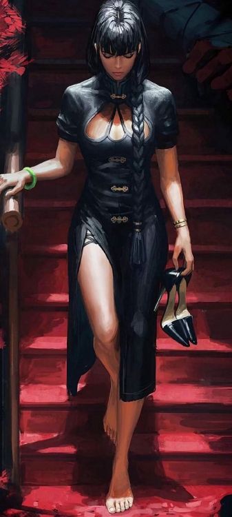 Latex Clothing, Character, Art, Leg, Muscle. Wallpaper in 1080x2400 Resolution