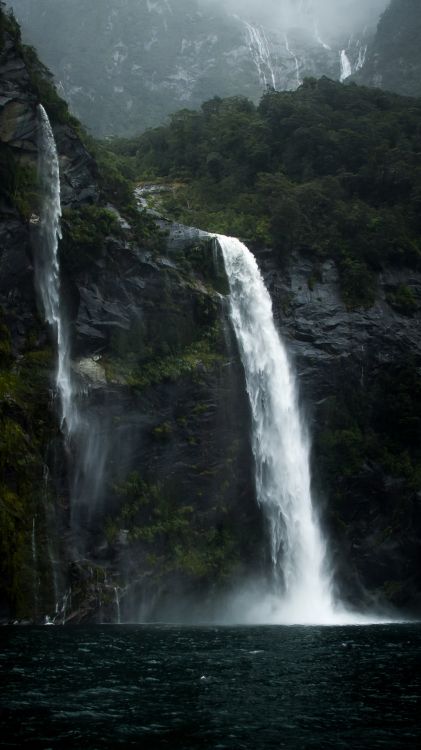 waterfall, nature, victoria falls, water, water resources