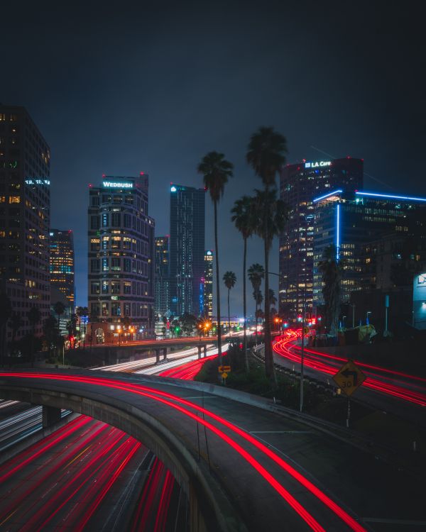 Time Lapse Photography of City During Night Time. Wallpaper in 5304x6630 Resolution