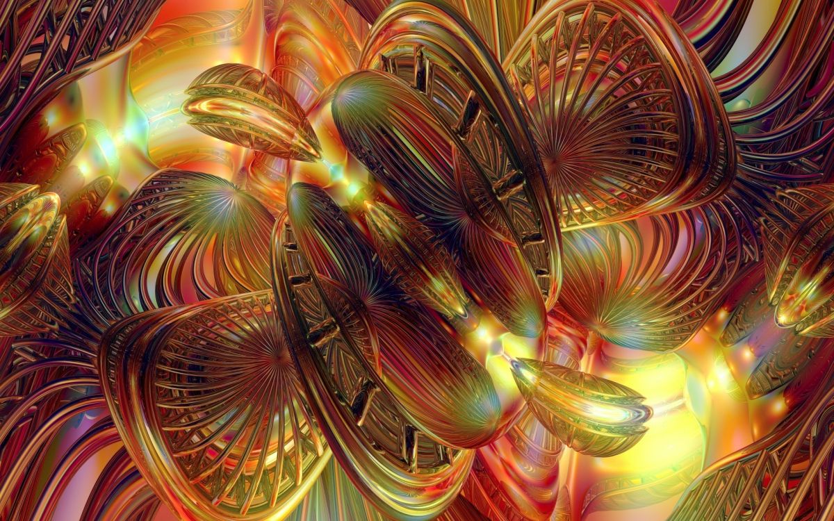 分形技术, 迷幻术, 对称, 海报, 抽象艺术 壁纸 1920x1200 允许