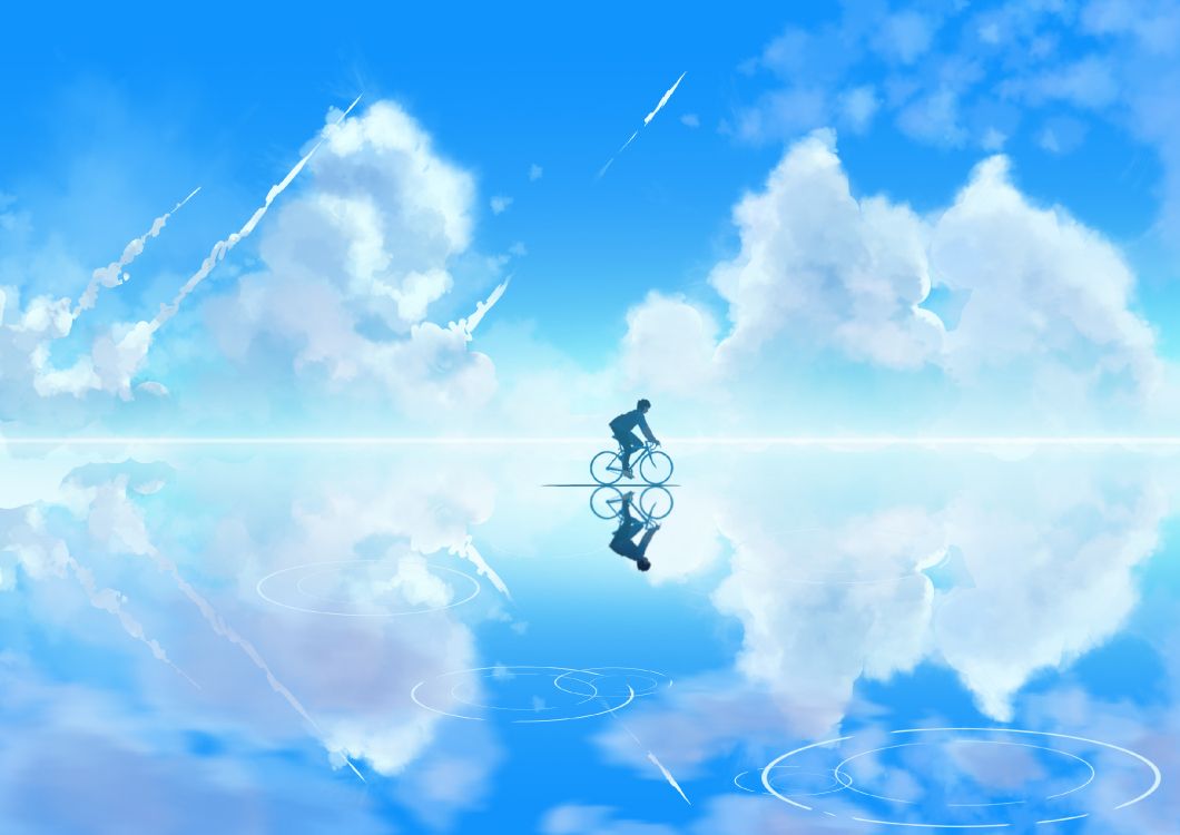 Nubes Blancas y Cielo Azul. Wallpaper in 3508x2480 Resolution