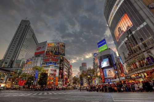 Image city buildings under gray cloudy sky during daytime