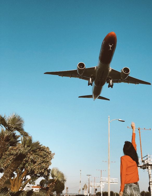 Los Angeles, Avion, Air Voyage, Gros-porteurs, Voyage. Wallpaper in 2527x3245 Resolution