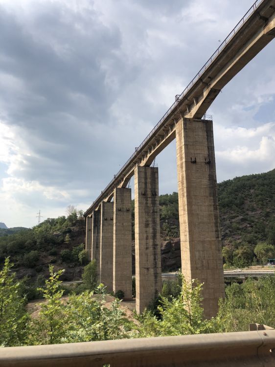Viaduct, Balken-Brücke, Road, Balkenbrücke, Extradosed-Brücke. Wallpaper in 1536x2048 Resolution