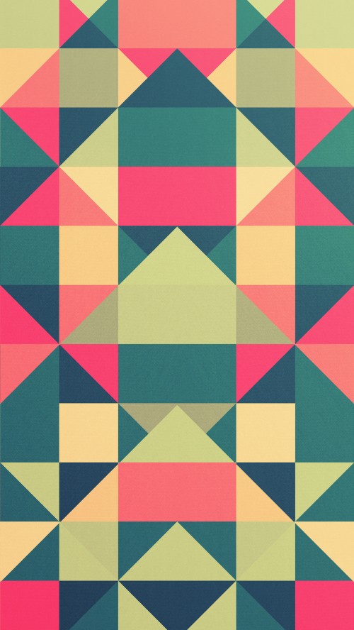 Image triangle, square, red, orange, brown