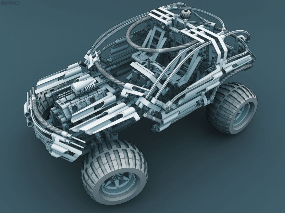 Grauer Und Schwarzer Automotor. Wallpaper in 2048x1536 Resolution