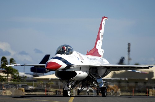 Image white and red jet plane in the sky