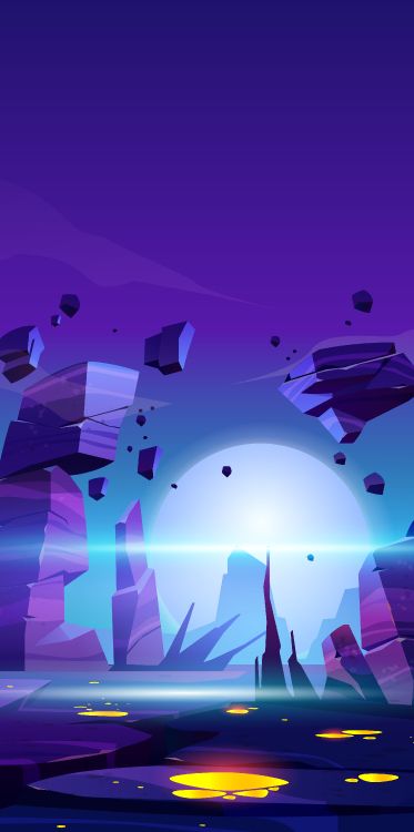 la Vie Extraterrestre, Illustration, Planète, Graphiques Vectoriels, Graphique. Wallpaper in 2750x5515 Resolution