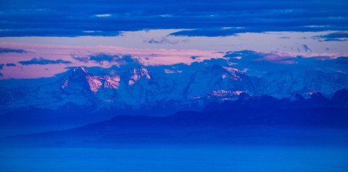 Image Eiger, blue, mountainous landforms, mountain, mountain range