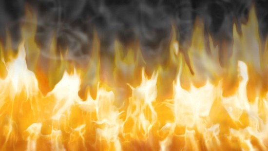 Image yellow and white smoke illustration