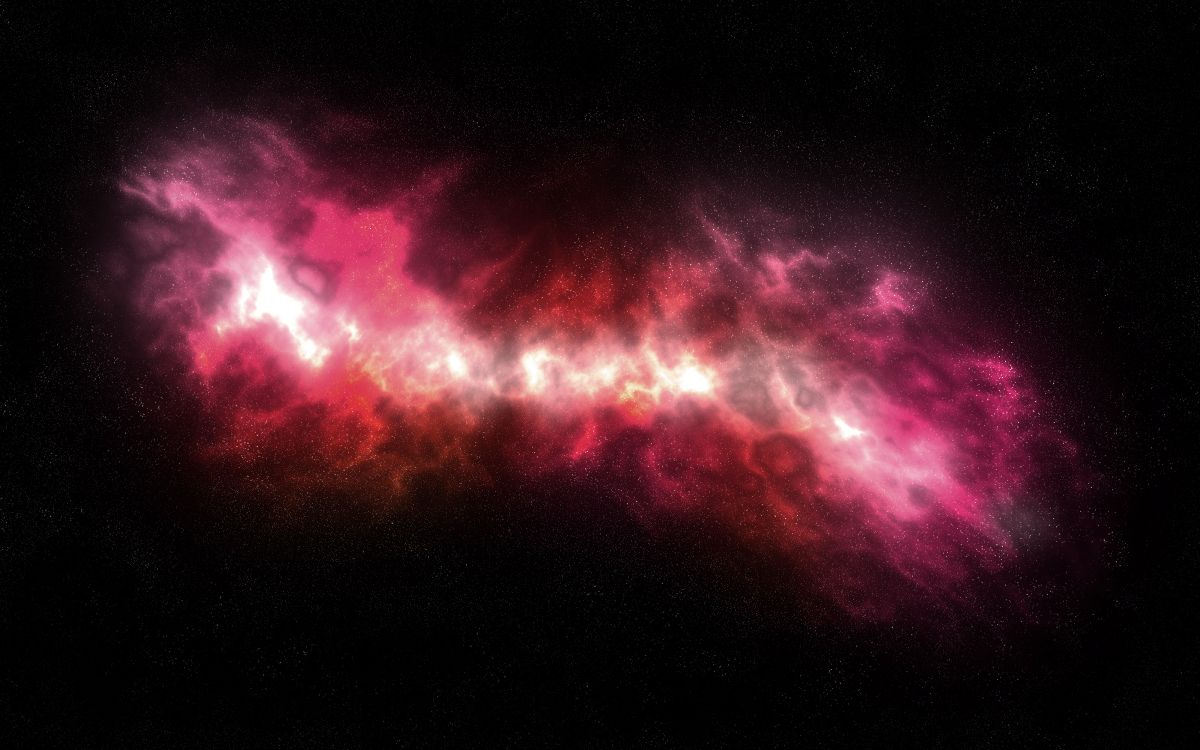宇宙, 红色的, 粉红色, 光, 紫色的 壁纸 4000x2500 允许