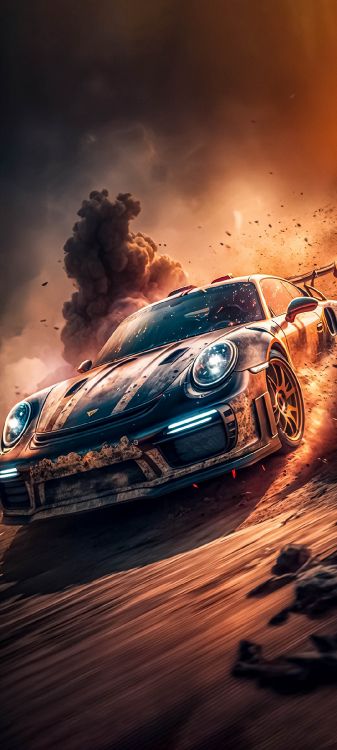 Car, Porsche, Porsche 911 Gt2, Porsche Boxster, Sportwagen. Wallpaper in 1080x2400 Resolution