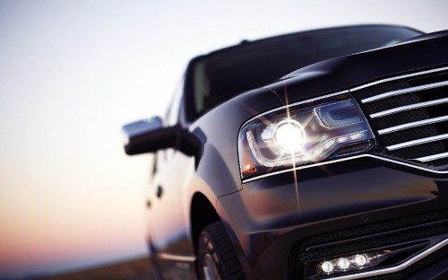 Image black car with white background