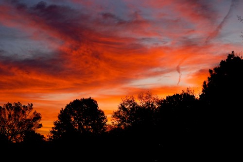 Image sunset, afterglow, cloud, nature, sunrise