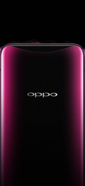 Image Oppo Find X, smartphone, OPPO, red, purple