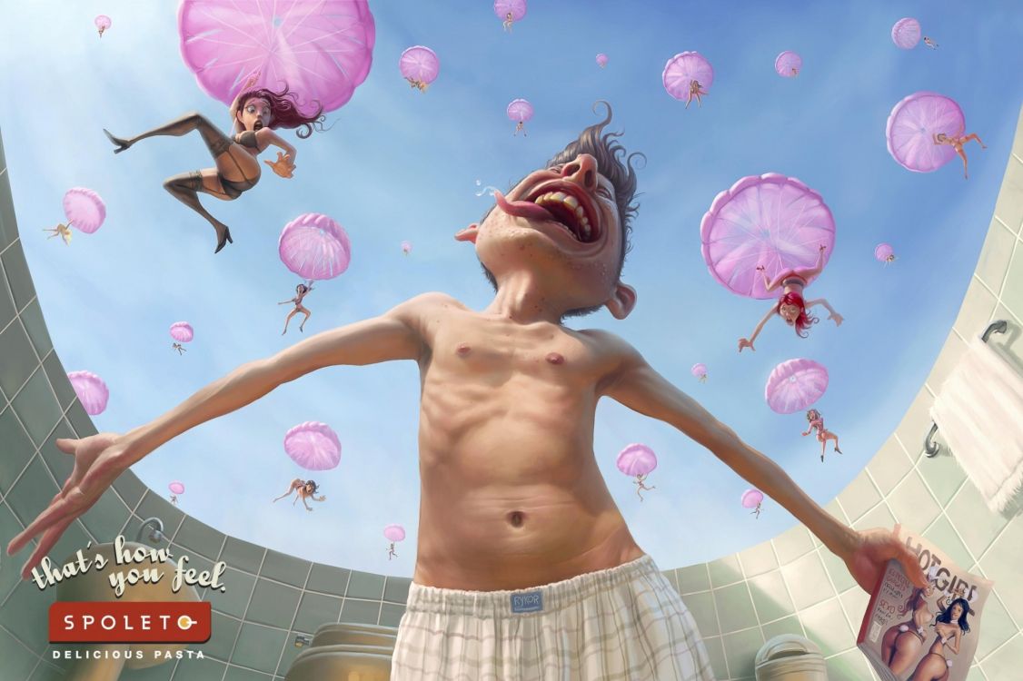 艺术, 数码艺术, 插画家, 粉红色, 卡通 壁纸 3000x1998 允许