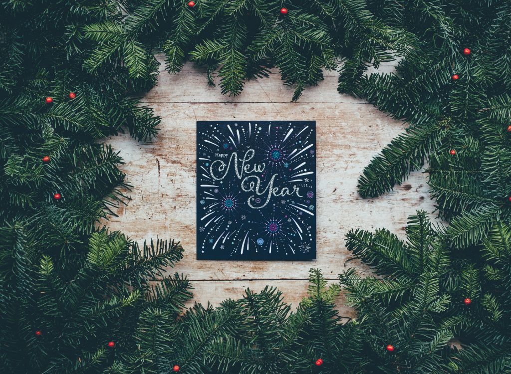 新的一年, 新年前夕, 圣诞节, Evergreen, Fir 壁纸 4000x2929 允许