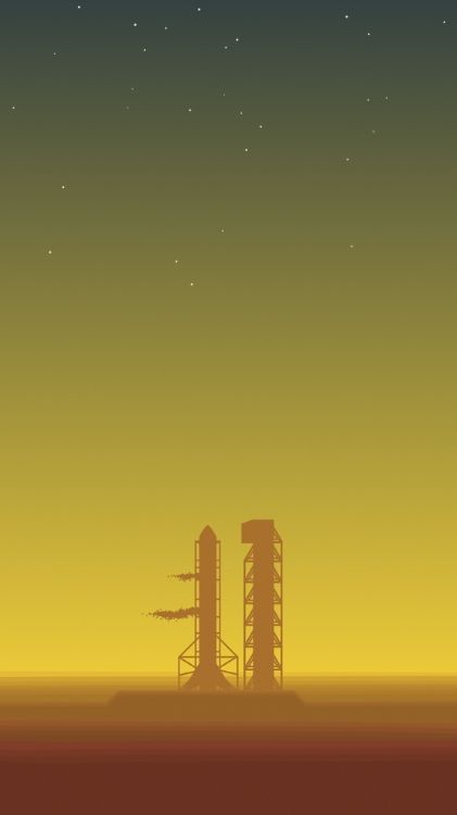 Cohete, el Vuelo Espacial, Spacex Minimalista, SpaceX, Nave. Wallpaper in 1080x1920 Resolution