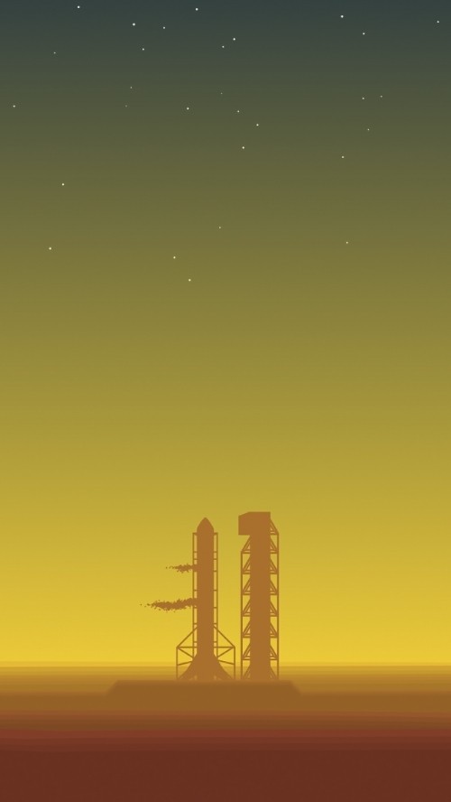 Image rocket, spaceflight, minimalist spacex, SpaceX, spacecraft