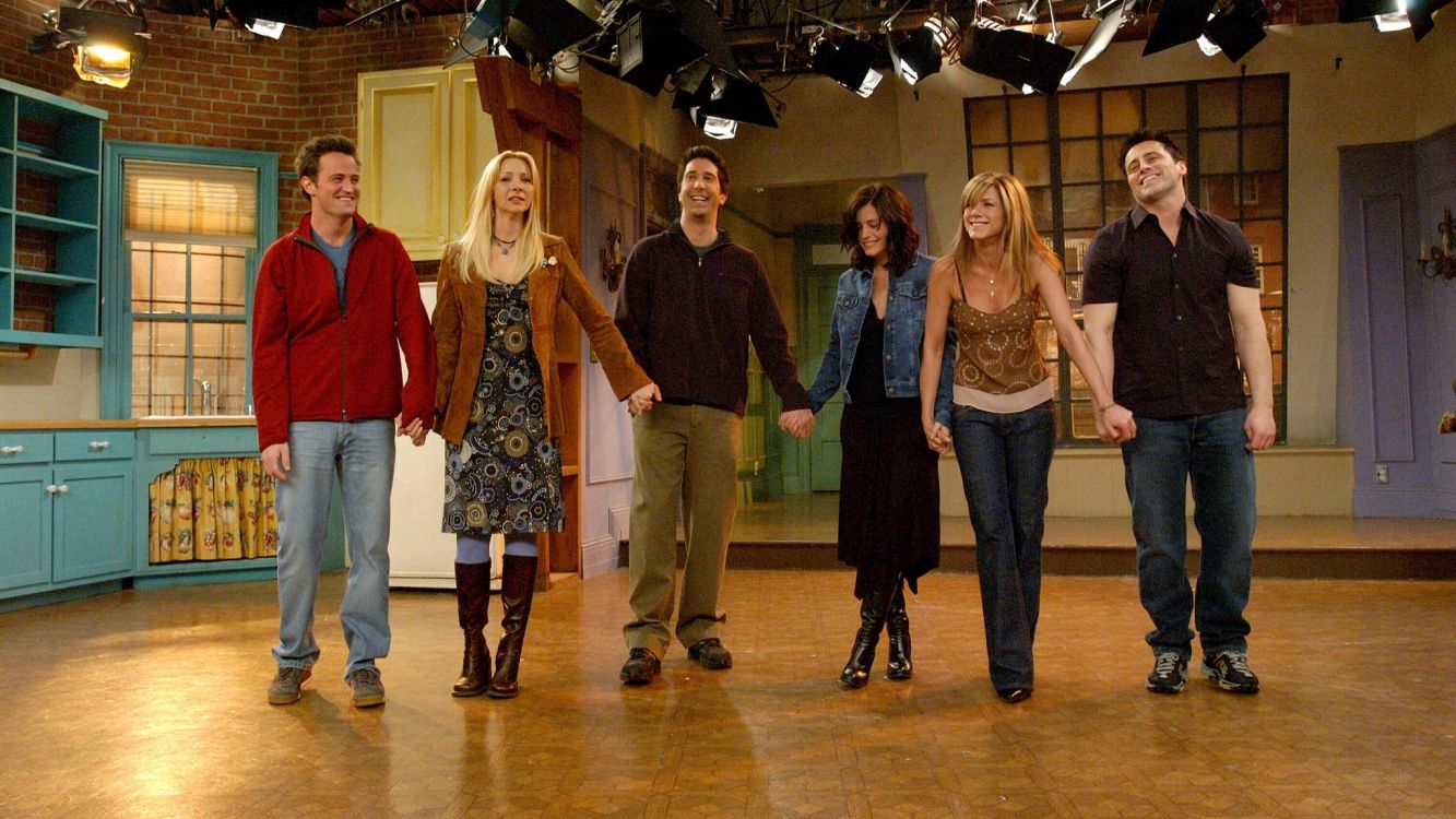 Rachel Green, Ross Geller, Chandler Bing, El Último Parte 1, Evento. Wallpaper in 2048x1152 Resolution