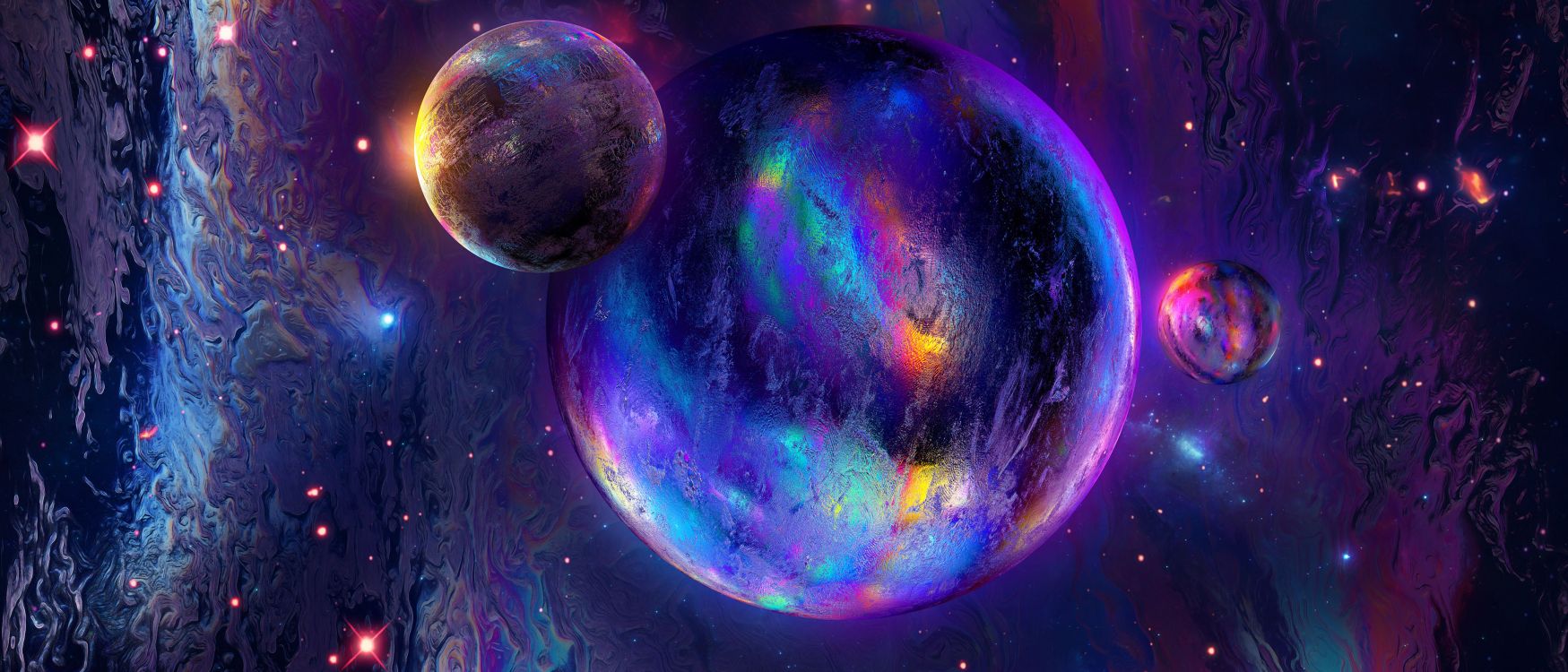 Universum, Erde, Atmosphäre, Licht, Blau. Wallpaper in 4073x1746 Resolution