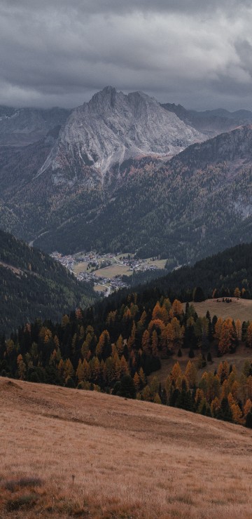 Image mountain range, Under Grey Sky, mountain, valley, sky