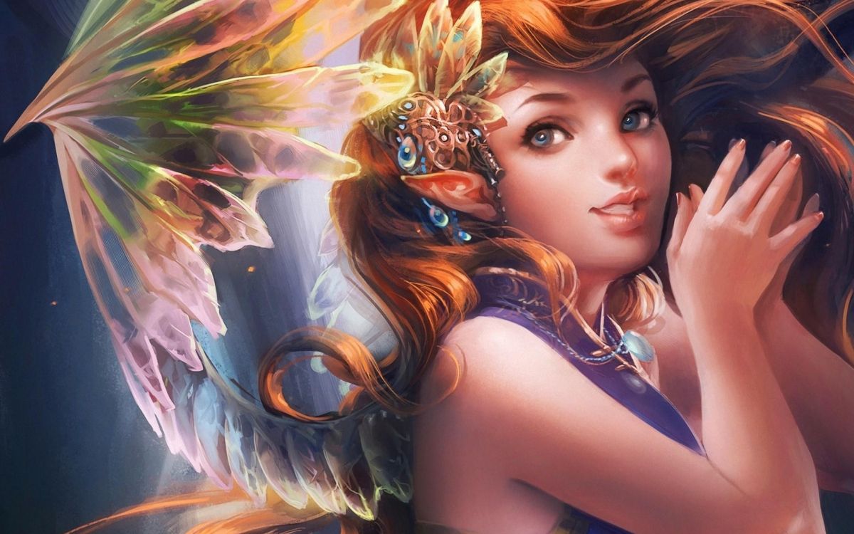 Frau Mit Braunem Und Schwarzem Drachenkopf Tattoo. Wallpaper in 1920x1200 Resolution