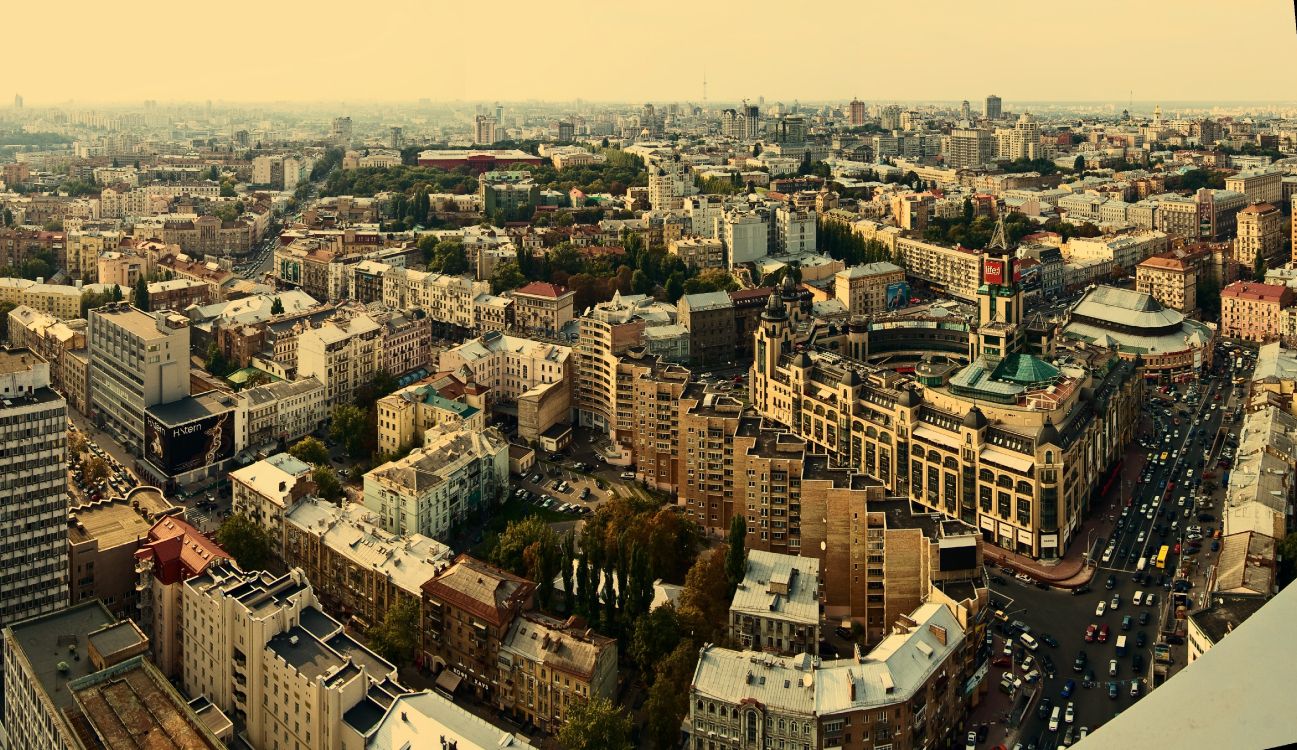 aerial view of city buildings during daytime